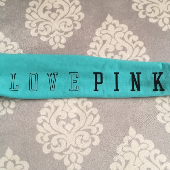Pink Victoria's Secret -Teal/Turquoise Quarter Zip - Picture 7 of 8